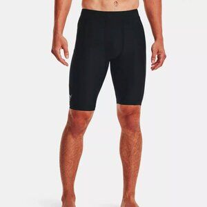 Under Armour Men's Project Rock HeatGear Shorts 1356562 Black / Pitch Gray NWT